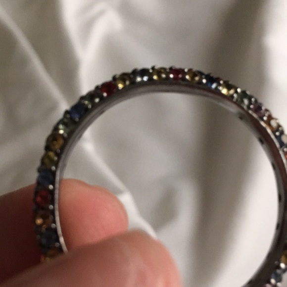 MATHEW CAMBELL multicolored hoops!!! - Picture 2 of 4